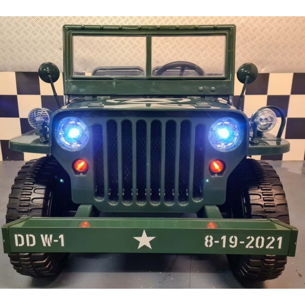 Παιδικό Αυτοκίνητο Official Licensed Jeep Willys 24V Πράσινο