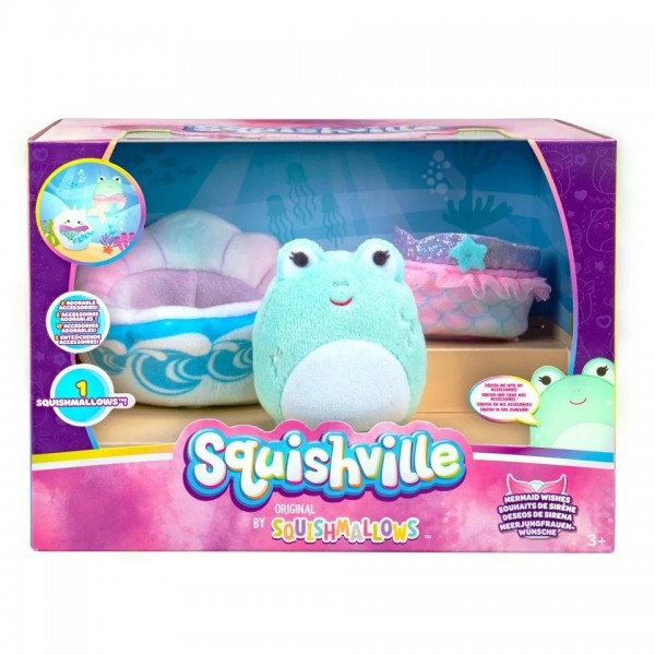 Λούτρινο Squishmallows Squishville  Mermaid Wishes #1224503