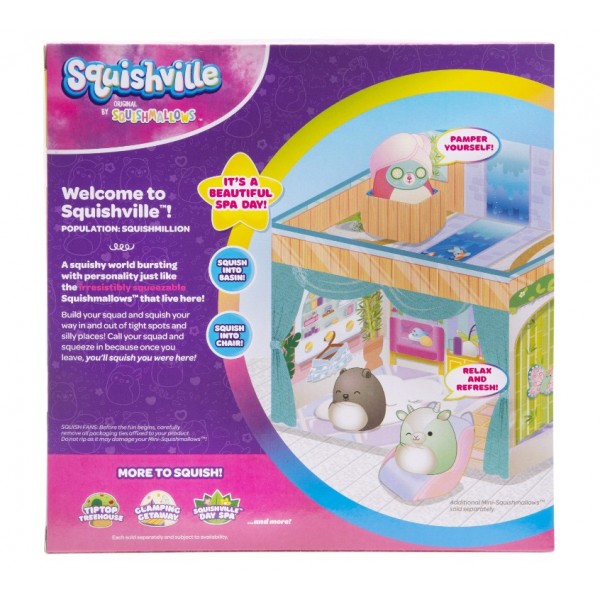 Λούτρινο Squishmallows Squishville  Play Set Salon #1183768