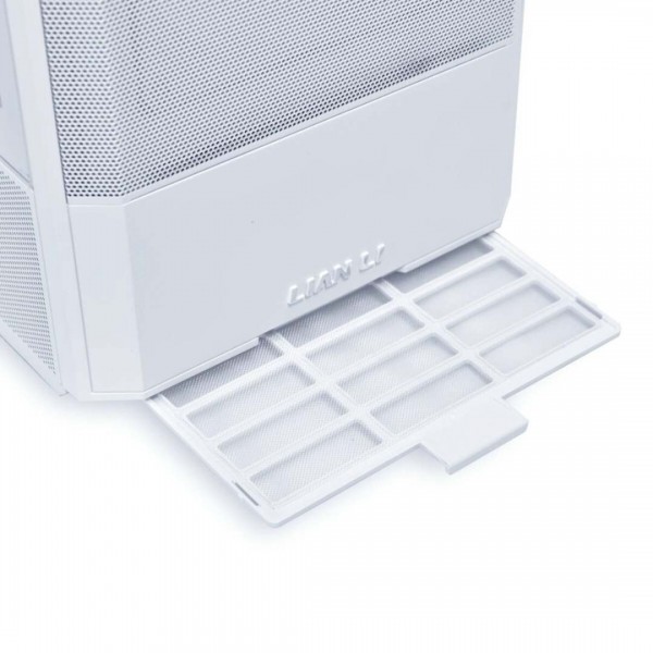 Lian Li LANCOOL 207 White - ATX PC Case (4 ARGB FANS) 2 x front 140 PWM & 2  bottom 120 PWM reverse