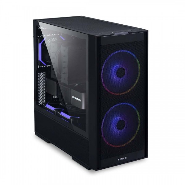 Lian Li LANCOOL 206 Black - ATX PC Case w. 2 x front 160 PWM fans (ARGB)