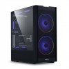 Lian Li LANCOOL 206 Black - ATX PC Case w. 2 x front 160 PWM fans (ARGB)