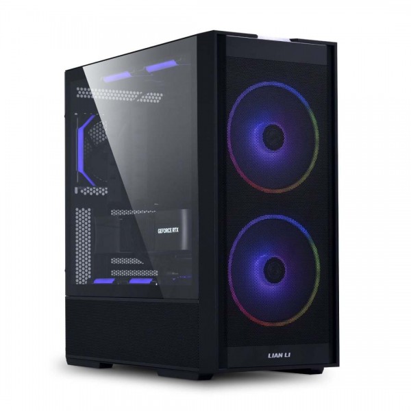 Lian Li LANCOOL 206 Black - ATX PC Case w. 2 x front 160 PWM fans (ARGB)