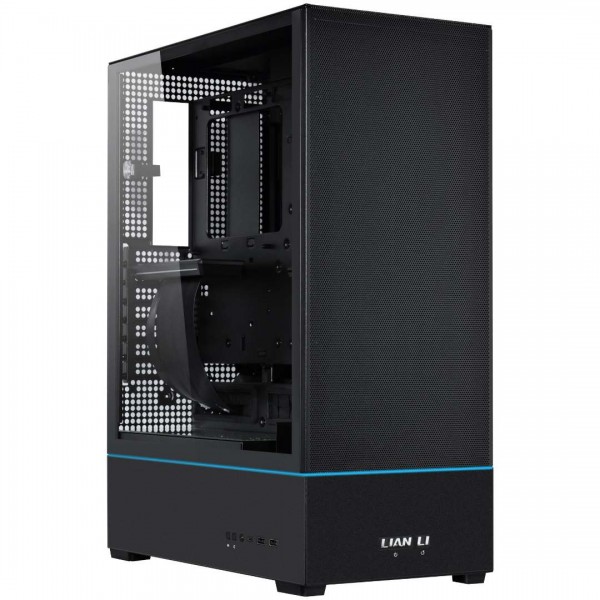 Lian Li SUP01 Black - 45Lt Minimal Footprint Case for Vertical GPU aRGB Strips w. 3x 120mm Fans