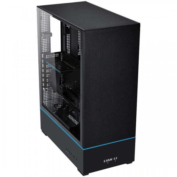 Lian Li SUP01 Black - 45Lt Minimal Footprint Case for Vertical GPU aRGB Strips w. 3x 120mm Fans