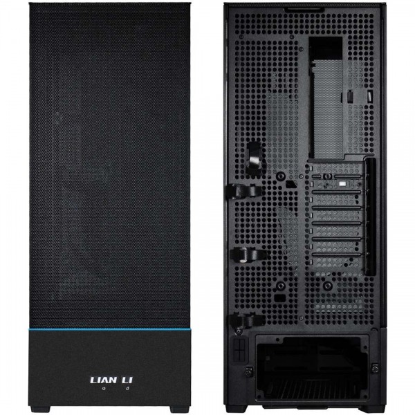 Lian Li SUP01 Black - 45Lt Minimal Footprint Case for Vertical GPU aRGB Strips w. 3x 120mm Fans