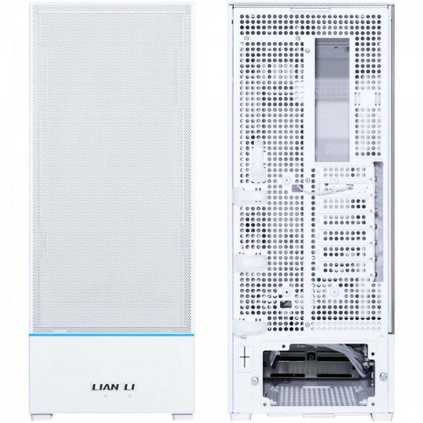 Lian Li SUP01 White - 45Lt Minimal Footprint Case for Vertical GPU aRGB Strips w. 3x 120mm Fans