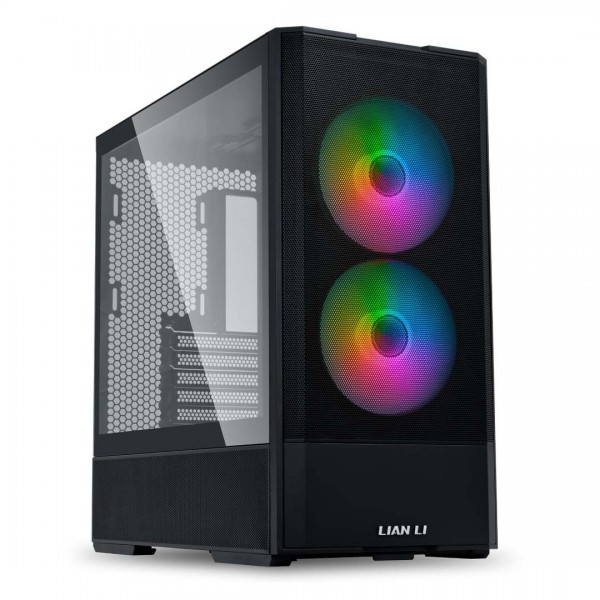 Lian Li LANCOOL 207 Black - ATX PC Case (4 ARGB FANS) 2 x front 140 PWM & 2  bottom 120 PWM reverse