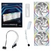 Lian Li UNIFAN SL Wireless 120 -3PCS Reverse White (Triple pack include Controller) - Case Fan