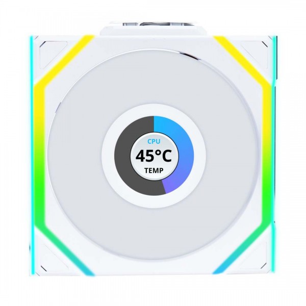 Lian Li UNIFAN SL Wireless LCD 120-1PCS White - Case Fan