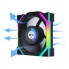 Lian Li UNIFAN SL Wireless LCD 120-1PCS Reverse Black - Case Fan