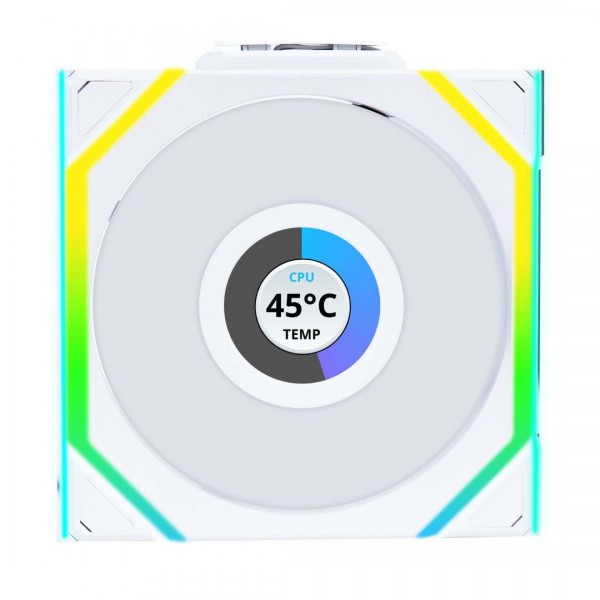 Lian Li UNIFAN SL Wireless LCD 120-1PCS Reverse White - Case Fan