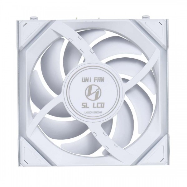 Lian Li UNIFAN SL Wireless LCD 120 -3PCS Reverse White (Triple pack include Controller) - Case Fan