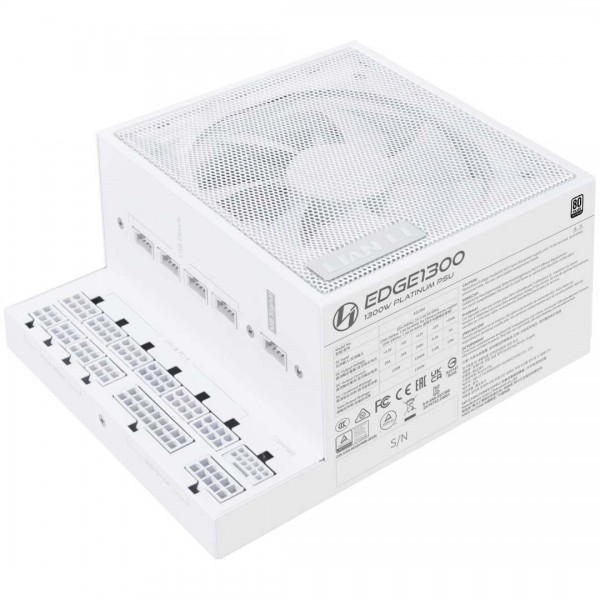 Lian Li Edge 1300W White 80+ Platinum, Fully Modular SFX PSU