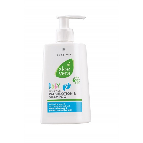 LR Aloe Vera Baby Sensitive Αφρόλουτρο & Σαμπουάν 250ml #20320