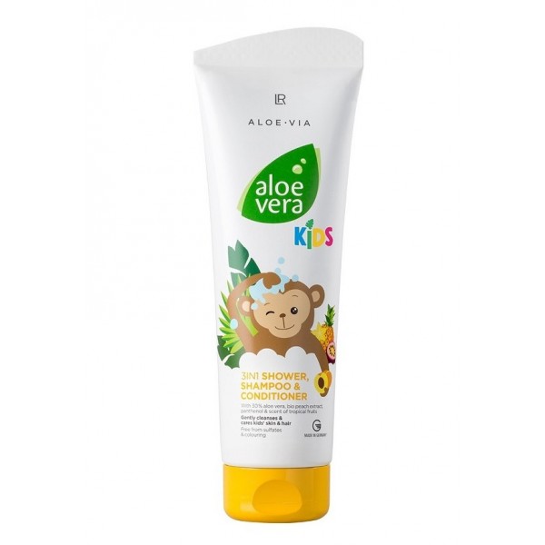 LR Aloe Vera Kids 3 σε 1 Αφρόλουτρο, Σαμπουάν & Conditioner 250ml #20328