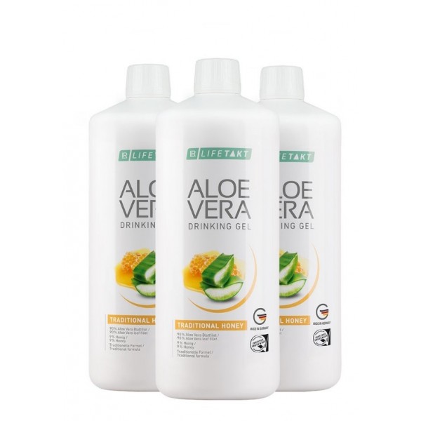 LR Lifetakt Aloe Vera Drinking Gel Traditional Honey Σετ 3 τεμ 3000ml #80743-460