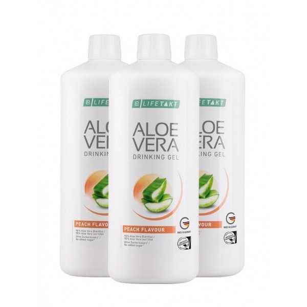 LR Lifetakt Aloe Vera Drinking Gel Peach Flavour Σετ 3τεμ. 3000ml #80783-461