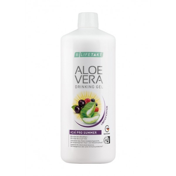 LR Lifetakt Aloe Vera Drinking Gel Immune Plus AÇAÍ PRO SUMMER 1000ml #81100-10