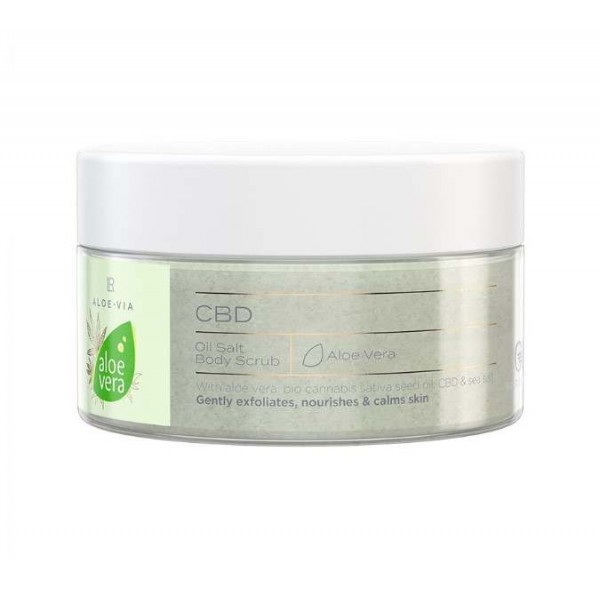 Aloe Vera CBD Oil Salt Body Scrub #20823-1