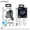 LAMTECH RGB BT5.0 FM TRANSMITTER QC3.0 PD20W