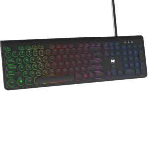 LAMTECH RAINBOW WIRED USB KEYBOARD WITH ROUND KEYS