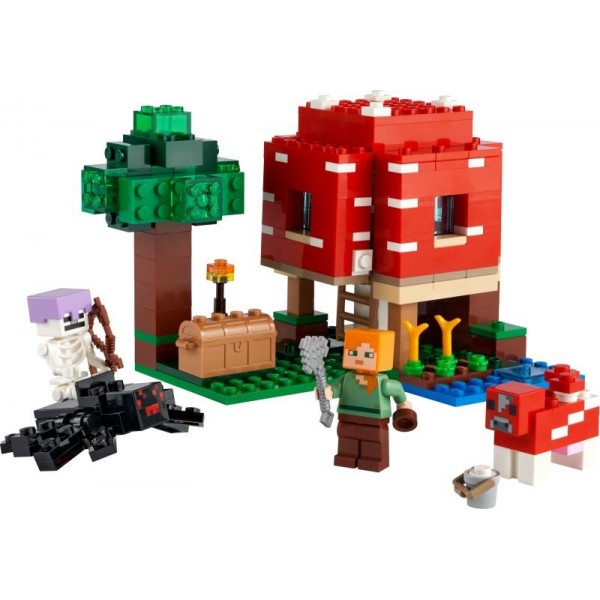 LEGO® Minecraft®: The Mushroom House #21179