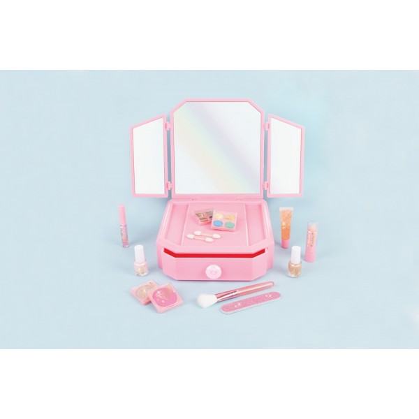 Make It Real: Deluxe Mirrored Vanity and Cosmetic Set #2531