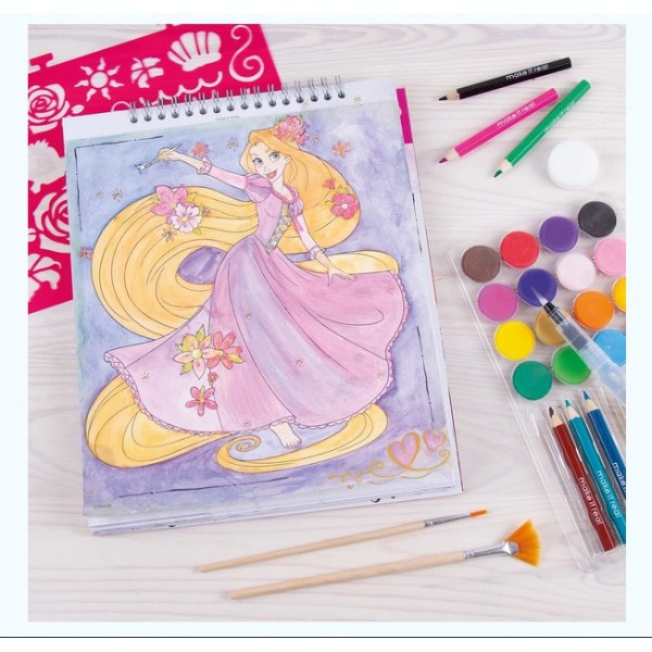 Make it Real - Disney Princess Fashion Design Deluxe Set Watercolor 4252