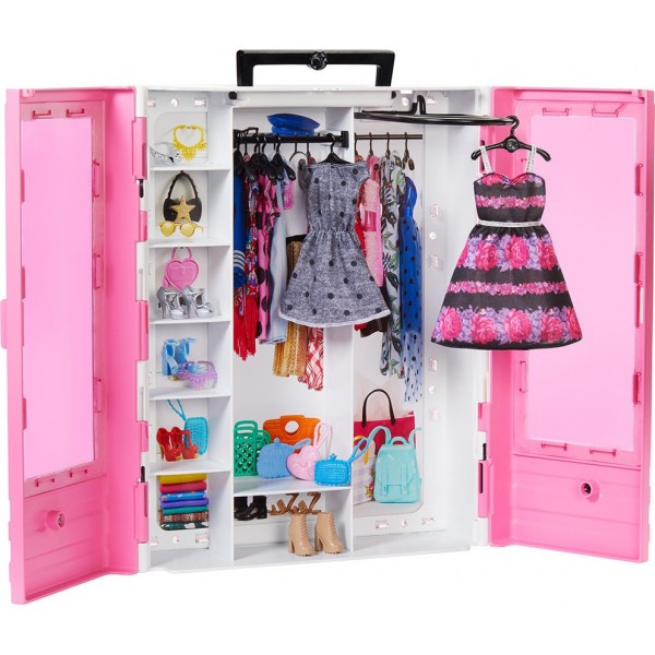 Mattel Barbie Fashionistas - Νέα Ντουλάπα Της Barbie Με Κούκλα #GBK12