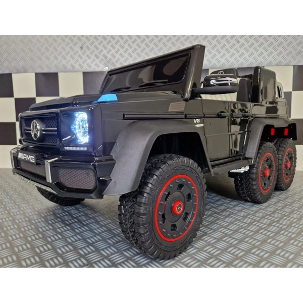 Παιδικό Αυτοκίνητο Mercedes Benz G63 AMG 4X4 (6 Ρόδες) 12V Μαύρο