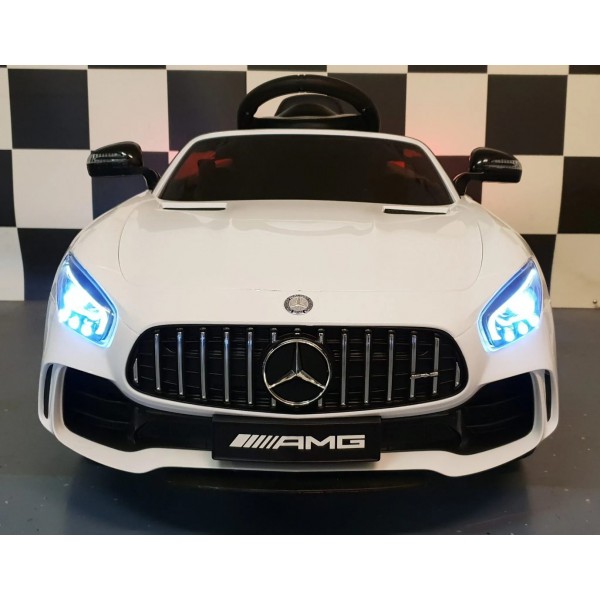 Παιδικό Αυτοκίνητο Official Licensed Mercedes GTR AMG 12V Λευκό