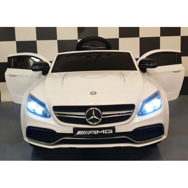 Παιδικό Αυτοκίνητο Official Licensed Mercedes C63 AMG 12V Λευκό