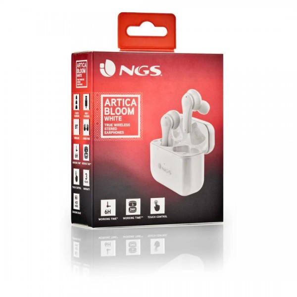 NGS Artica Bloom In-Ear Bluetooth 5.0 #ARTICABLOOMWHITE