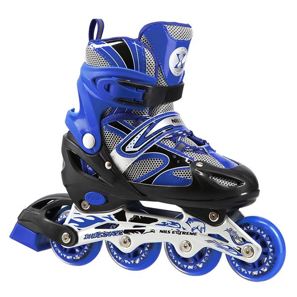 Nils Extreme Αυξ. Πατίνια Roller NH18366 Σετ 2 σε 1 In-Line/Hockey Ice Skates Μπλε 