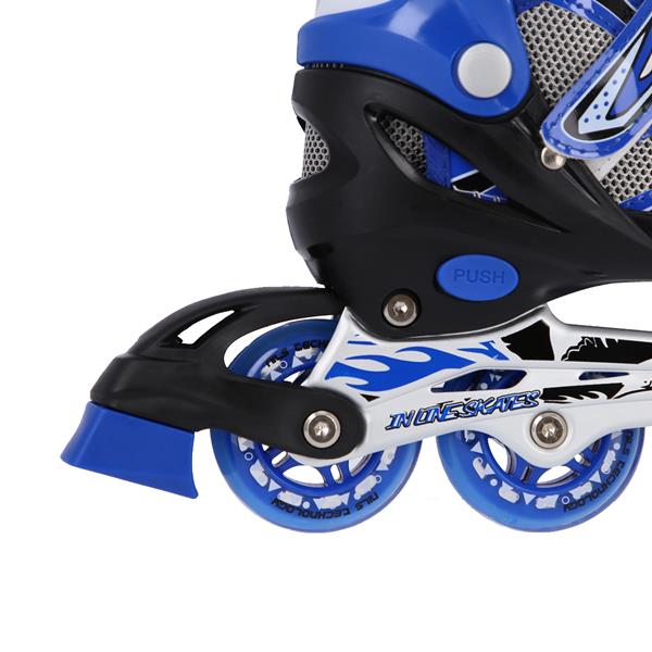 Nils Extreme Αυξ. Πατίνια Roller NH18366 Σετ 2 σε 1 In-Line/Hockey Ice Skates Μπλε 