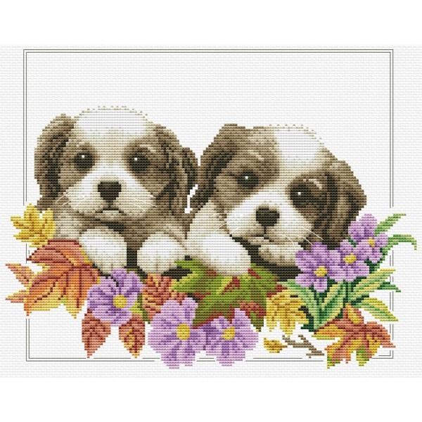 Kit Κεντήματος NeedleArt - Peeking Pups 440.103