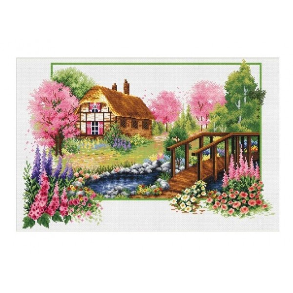 Kit Κεντήματος NeedleArt - Spring Cottage 640.045