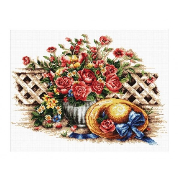 Kit Κεντήματος NeedleArt - Roses & Sunhat 640.049