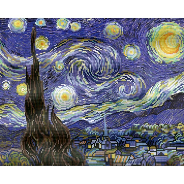 Kit Κεντήματος NeedleArt - Starry Night (apres Van Gogh) #650.040