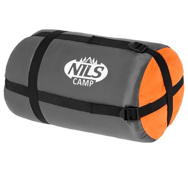 Υπνόσακος NILS Camp NC2008 Γκρί-Πορτοκαλί Size L