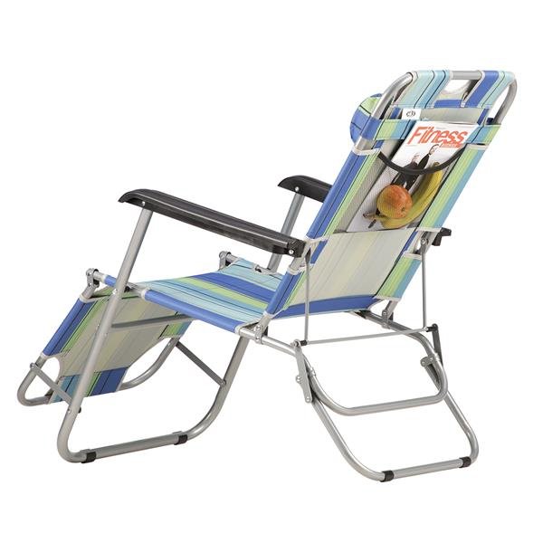 Ξαπλώστρα - Πολυθρόνα NC3024 Μπλε SUN LOUNGER NILS CAMP