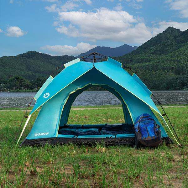 Σκηνή Camping 3 Ατόμων NC7819 Μπλε TENT SHADOW