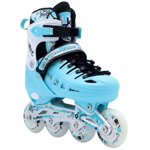 ΑΘΛΟΠΑΙΔΙΑ Αυξ. Πατίνια Roller In-Line Skates Μέντα