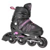 Nils Extreme Αυξ. Πατίνια Roller NH11912 A 2σε1 In-Line Skates/HokeyIce Skates Μαύρο/Ροζ