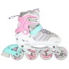 Nils Extreme Αυξ. Πατίνια Roller NH18192 A 4σε1 In-Line Skates/HokeyIce Skates Ροζ 