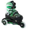 Nils Extreme Αυξ. Πατίνια Roller NJ9128 2 σε 1 In-Line Skates/Hockey Πράσινο