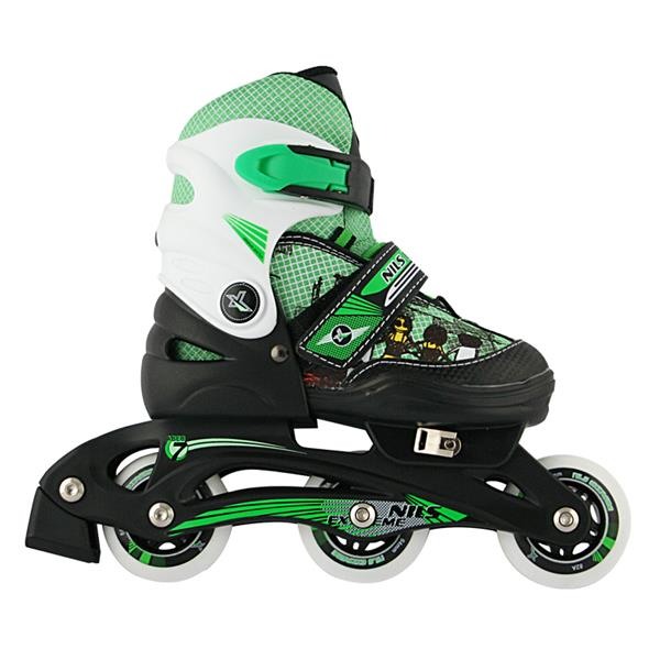 Nils Extreme Αυξ. Πατίνια Roller NJ9128 2 σε 1 In-Line Skates/Hockey Πράσινο