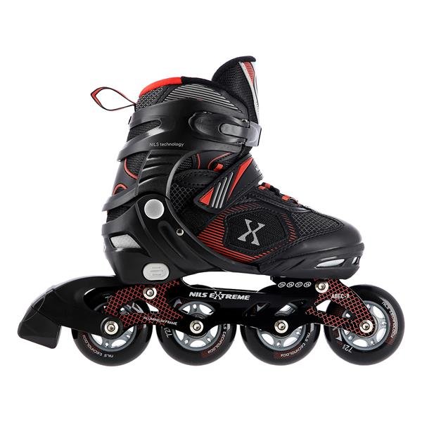 Nils Extreme Αυξ. Πατίνια Roller NA 9080 In-Line Skates Μαύρο/Κόκκινο