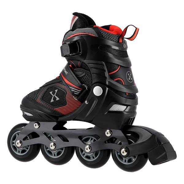 Nils Extreme Αυξ. Πατίνια Roller NA 9080 In-Line Skates Μαύρο/Κόκκινο